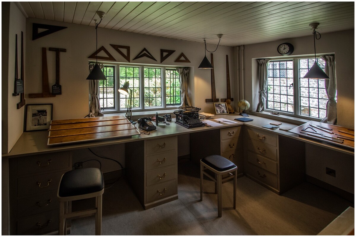 Vintage Drawing Office Avebury Manor